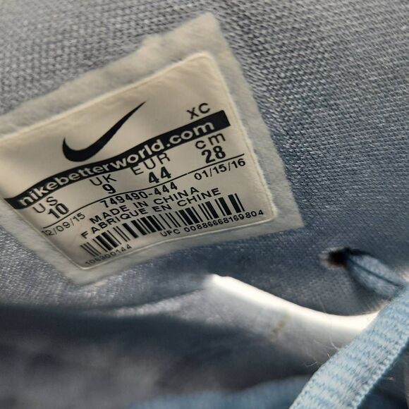 15 Nike Lebron IX Solder PRM Squadron Blue Basketball Shoes Size 10 749490 444 - Picture 6 of 9